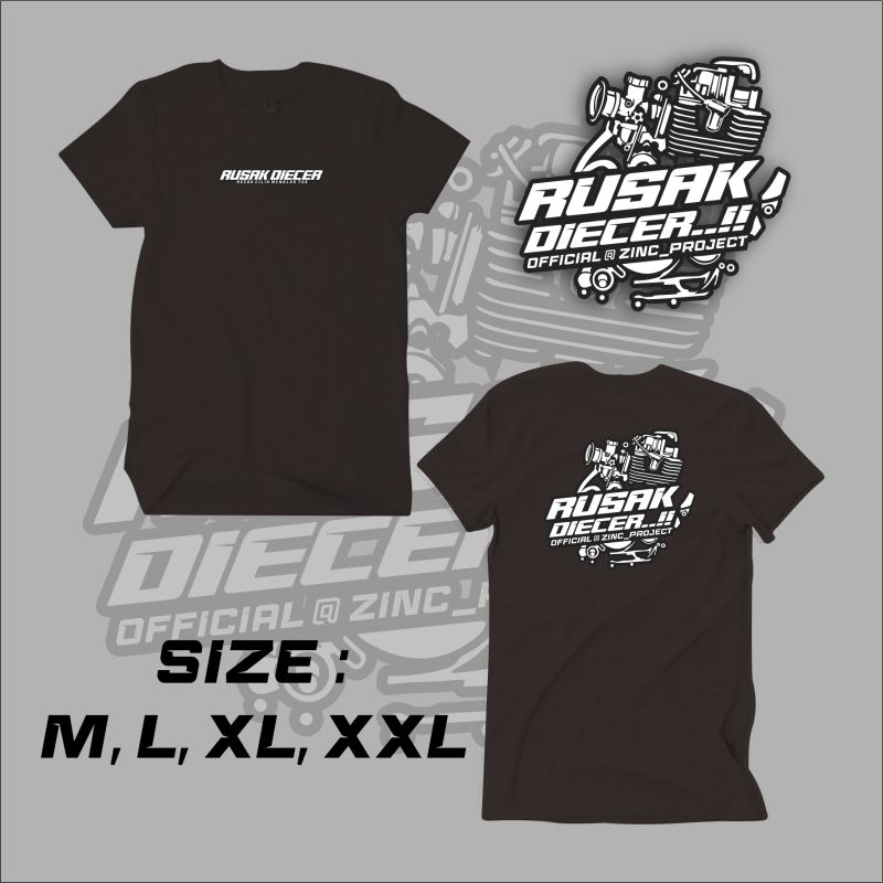 KAOS RACING HELL KAOS RACERTEES KAOS BALAP L XL XXL