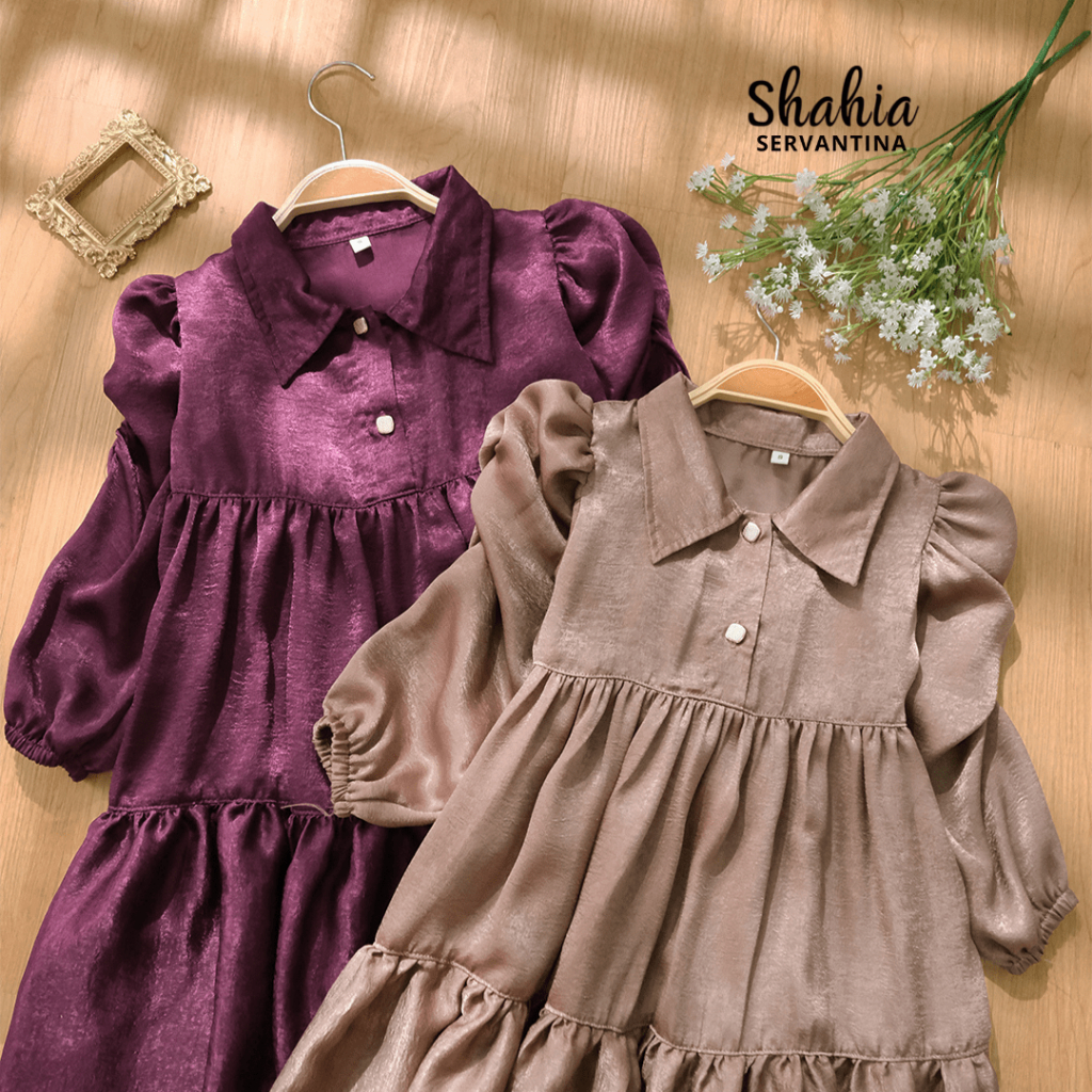 Shahia Servantina - Zalina Dress Anak Perempuan