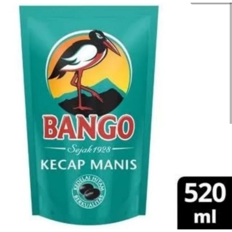 

BANGO KECAP MANIS SOY SAUCE REFILL TERBUAT DARI 4 BAHAN ALAMI 520ML