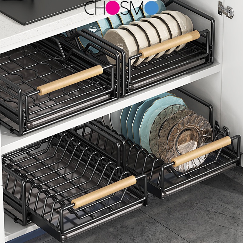 TERLARIS Rak Piring Pengatur Dapur Lemari Piring Mangkuk Peralatan Makan Berkualitas Rak Dapur