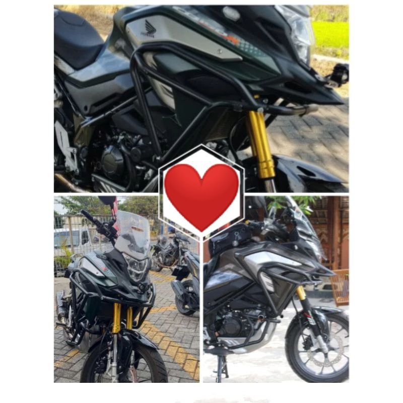TUBULAR CRASHBAR CB 150 X FULL BODY ATAS BAWAH BONUS JALU SLIDER TUBULAR CB150X BODYGUARD PROTECTOR