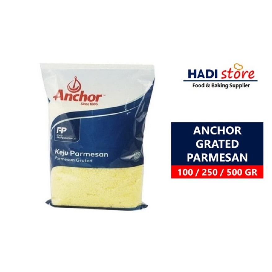 

Keju Parmesan Bubuk Anchor Parmessan Grated PREMIUM 500Gram