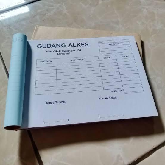 

Nota Ukuran 1 Folio Nota Toko Rangkap Nota Kontan Desain Custom Jual Ecer per nota