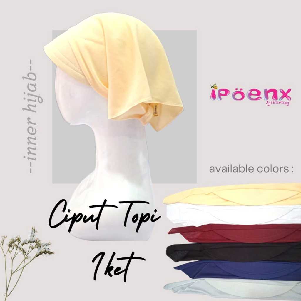 CIPUT TOPI IKET | CIPUT SEGITIGA PET | INNER HIJAB | CIPUT TOPI JADUL