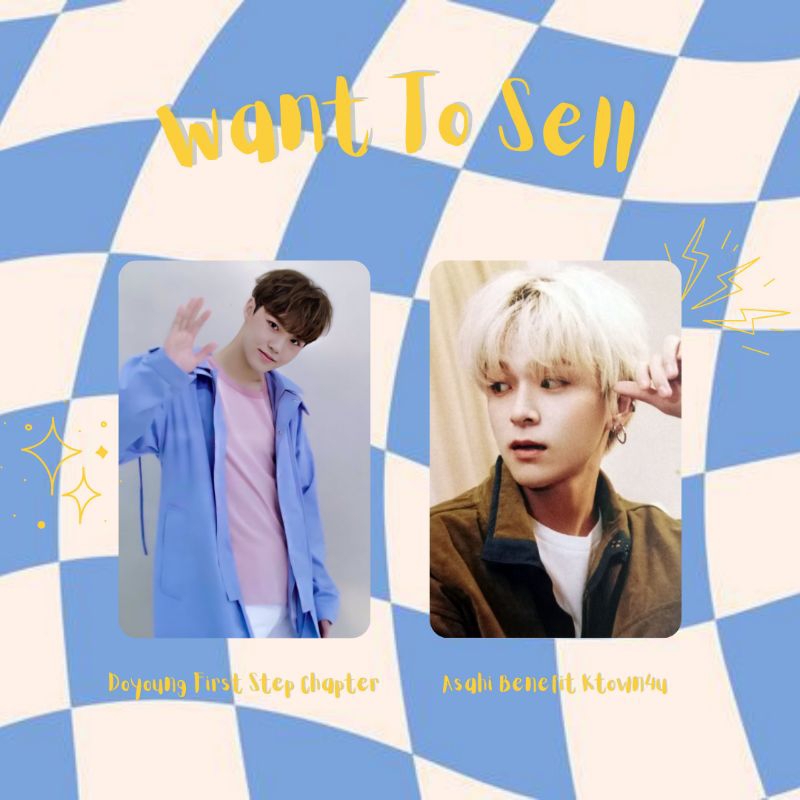 [READY STOCK] OFFICIAL PHOTOCARD DOYOUNG TREASURE CHAPTER 1 & ASAHI BENEFIT KTOWN