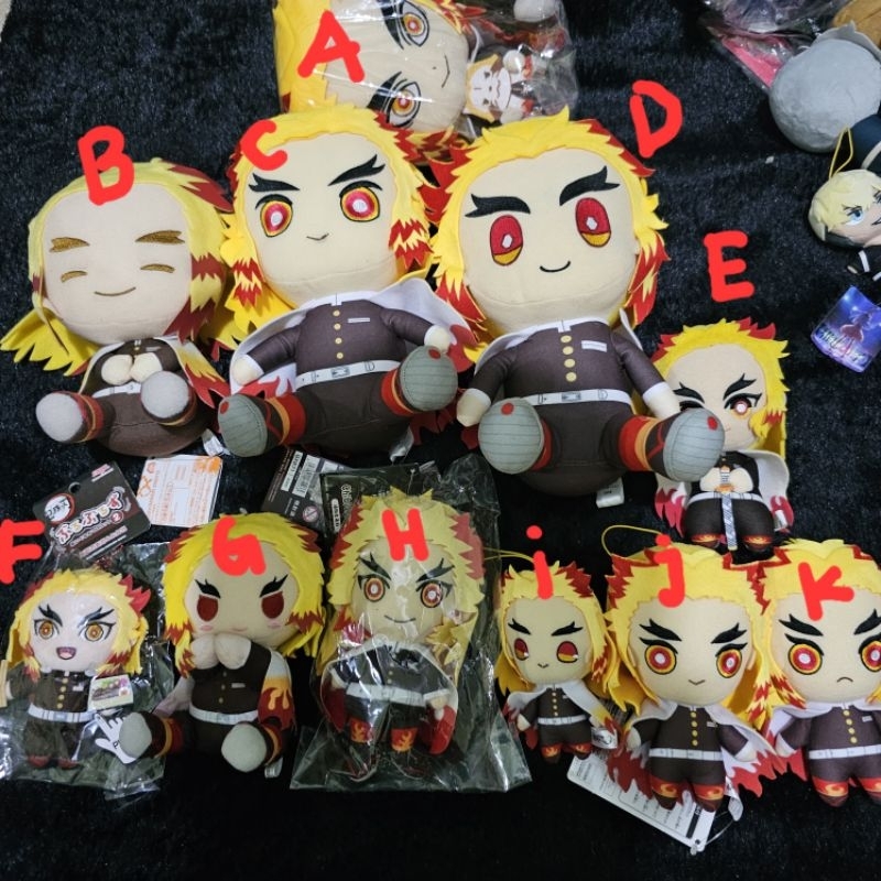 nuigurumi plush kimetsu no yaiba rengoku banpresto bandai furyu