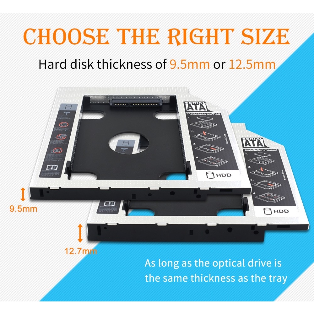 HDD SSD Caddy 9.5MM or 12.7MM SATA / SSD CADDY/ HDD CADDY / CADDY
