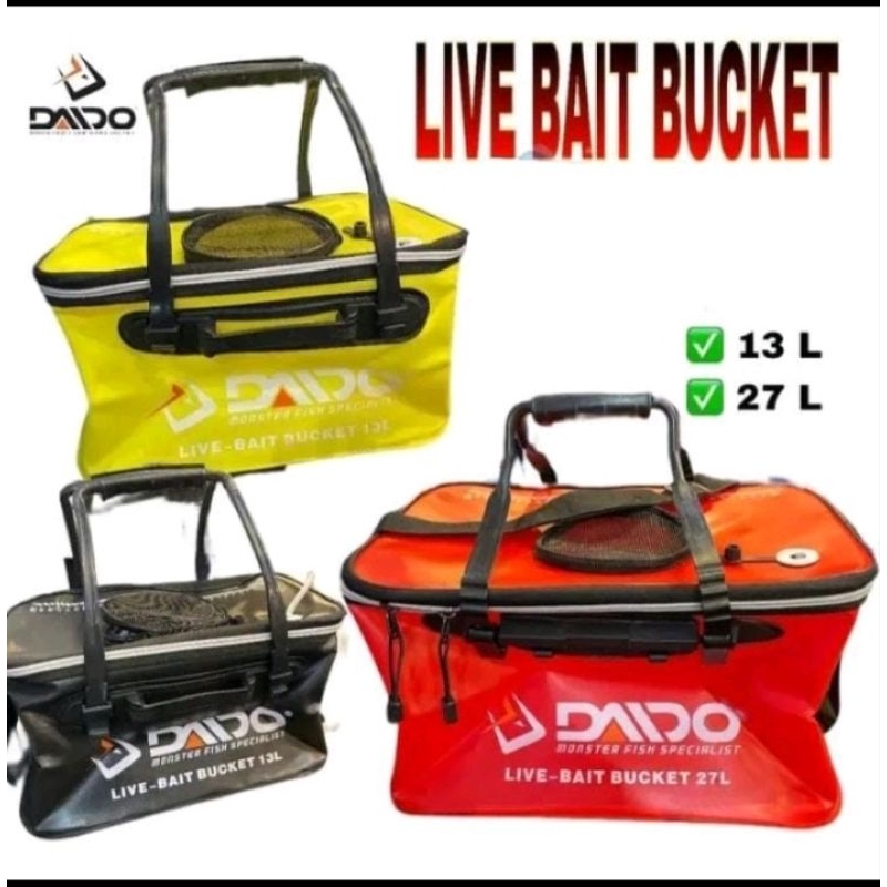 Meiho ajikan cyclone live bait box udang ikan hidup box umpan pancing