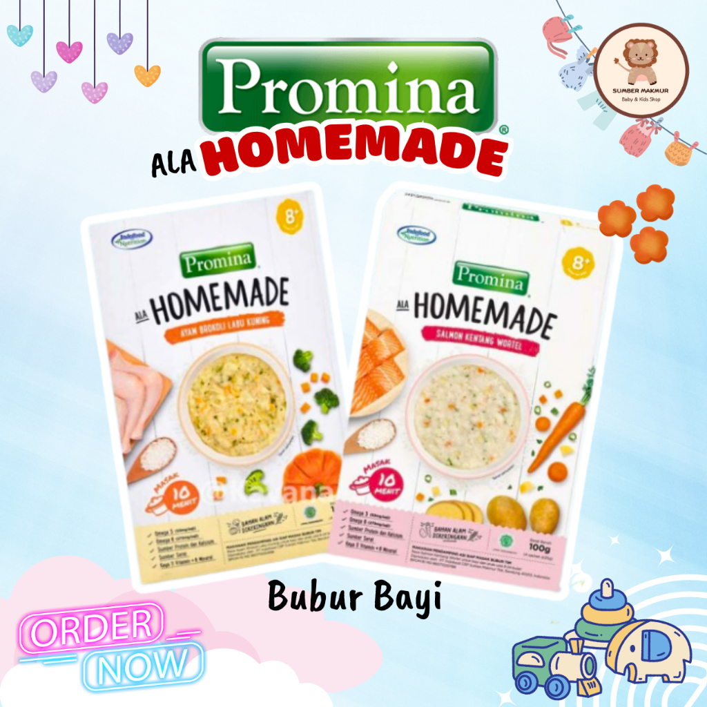 Promina 8+ Bubur Bayi Ala Homemade 100gr / Bubur Mpasi Instant HALAL