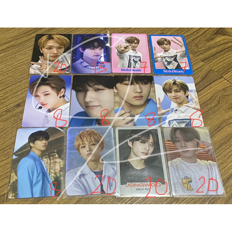 SALE PHOTOCARD OFFICIAL AAB NCT JISUNG CHENLE JUNGWOO DICON HOLO WE GO UP 2 BADDIES CAFE