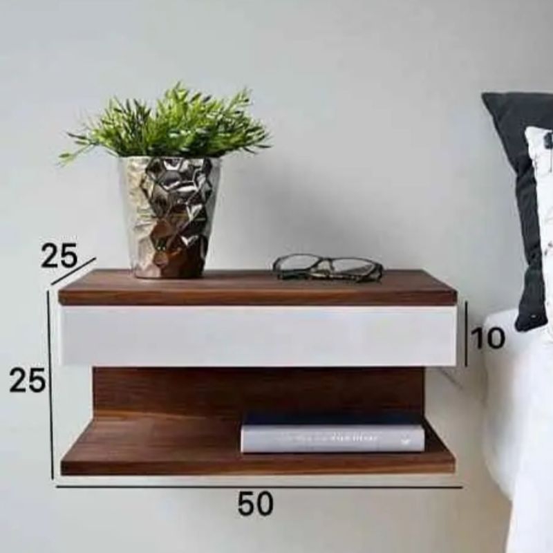 Nakas gantung/rak gantung laci minimalis