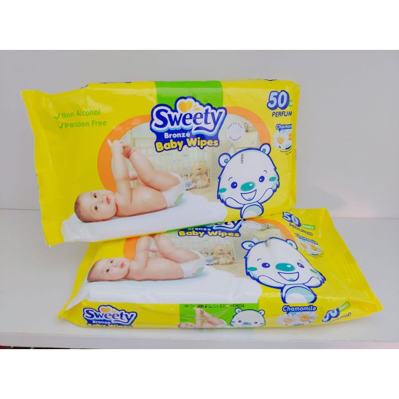 tissue tisu basah Sweety isi 50sheet