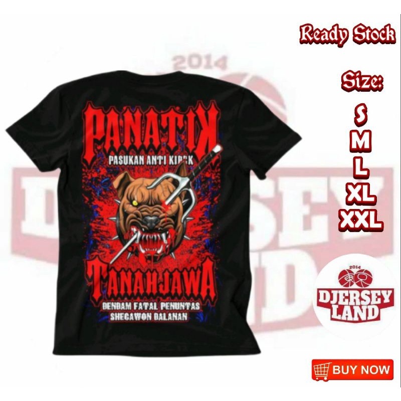 KAOS DISTRO PANATIK TANAH JAWA BAHAN COTTON PREMIUM