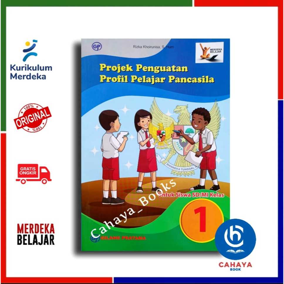 Buku P5 Kelas 1 SD/MI Kurikulum Merdeka