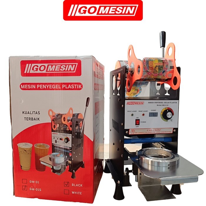 Cup Sealer Manual Digital Counter GOMESIN Go Mesin GM-D1S GM-D1 S 22oz 22 oz Mesin Alat Press Gelas 