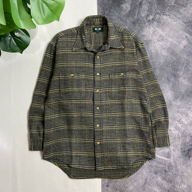 Kemeja Flannel Outer Rover Mini Double Pocket