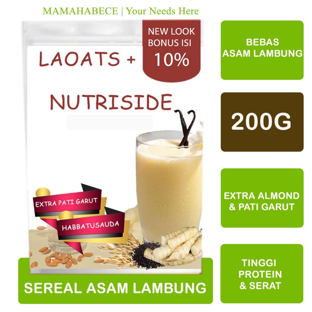 

Obat Lambung Paling Ampuh Pati Garut Asli Umbi Garut Low Fat Milk Susu Rendah Lemak Untuk Lambung Laoats (200G)