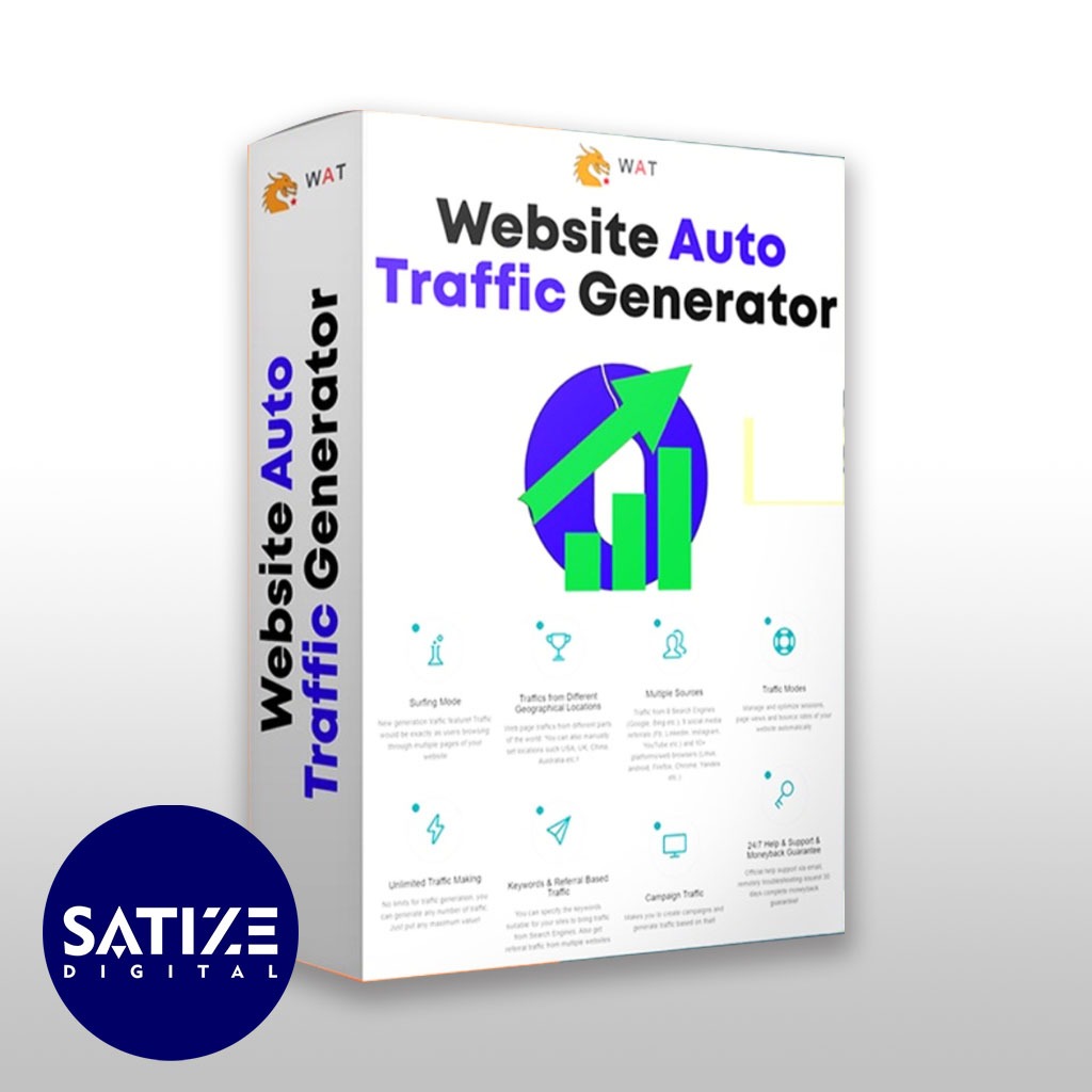 WEBSITE AUTO TRAFFIC Generator ULTIMATE - SEO Tools Visitor WAT