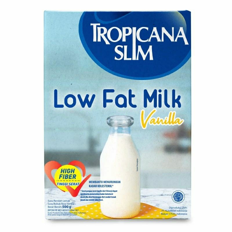 

Susu Tropicana Slim Low Fat 500gr milk rendah lemak