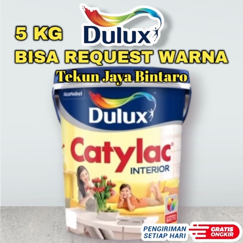 Dulux Catylac Interior 5 Kg Cat Tembok Murah Berkualitas Dulux Catylac 5Kg