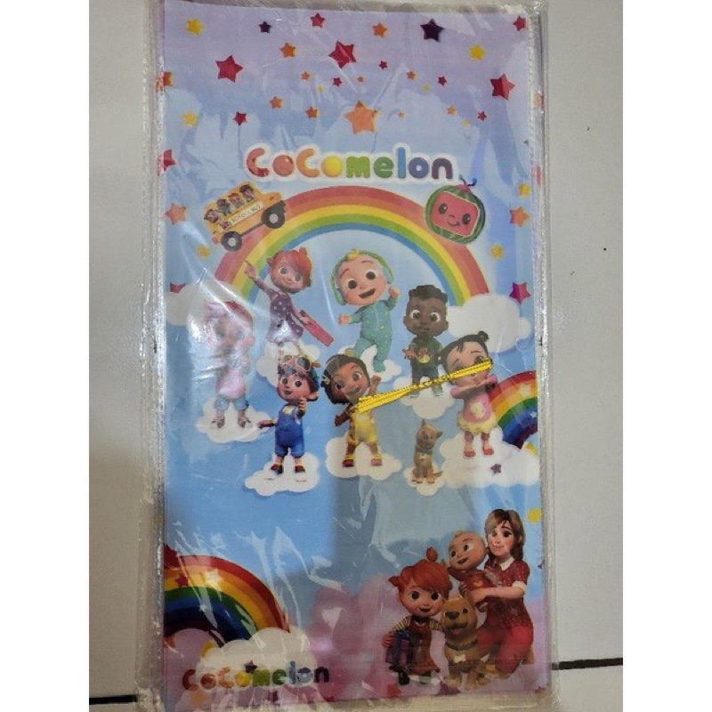 

opp party bag tanggung cocomelon isi 10 pcs ukuran 22x40
