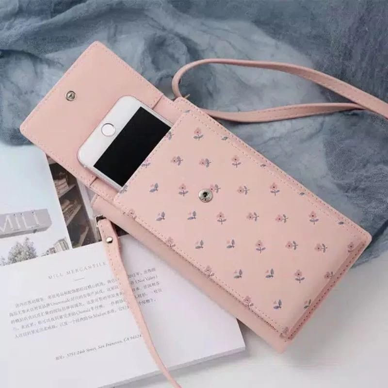 Dompet HP Wanita / Pocket HP Wanita Free Tali Panjang