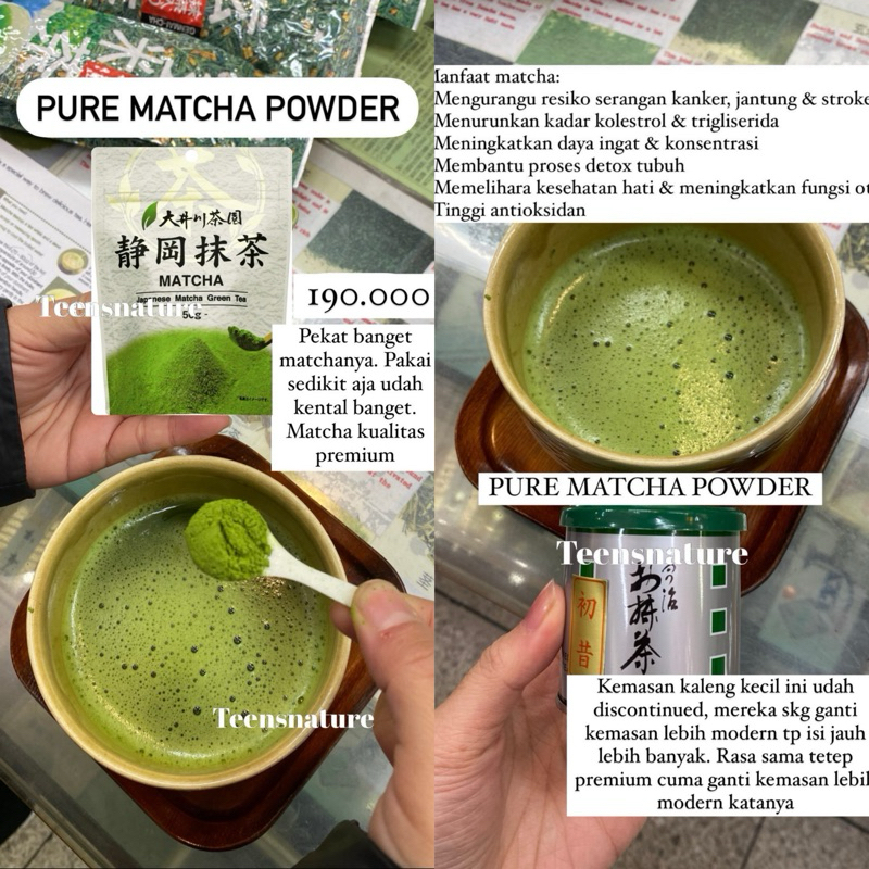 

Pure Matcha Powder ( PO JEPANG )