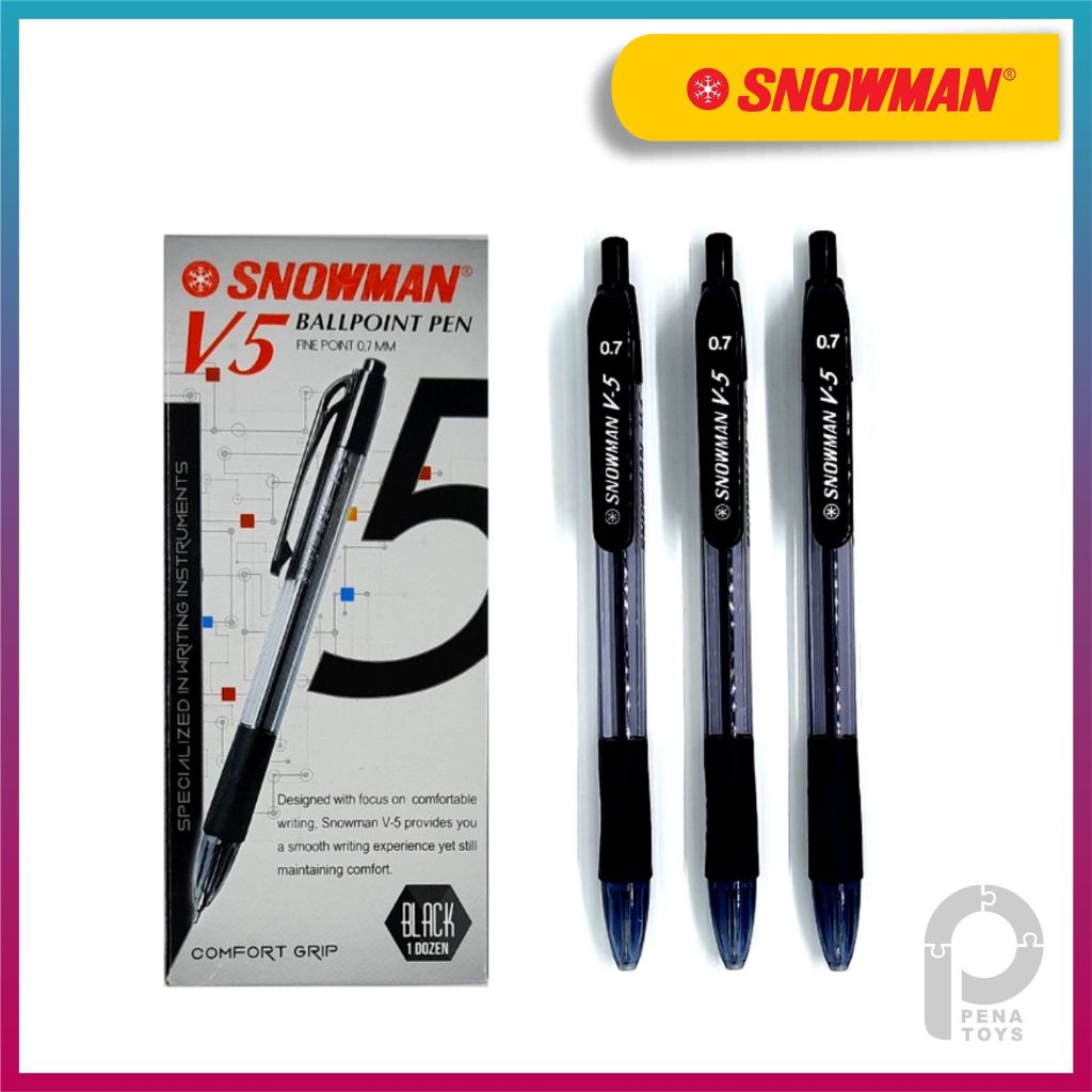 

Ballpen Snowman V5 Fine 0.7mm - Ballpoint Warna