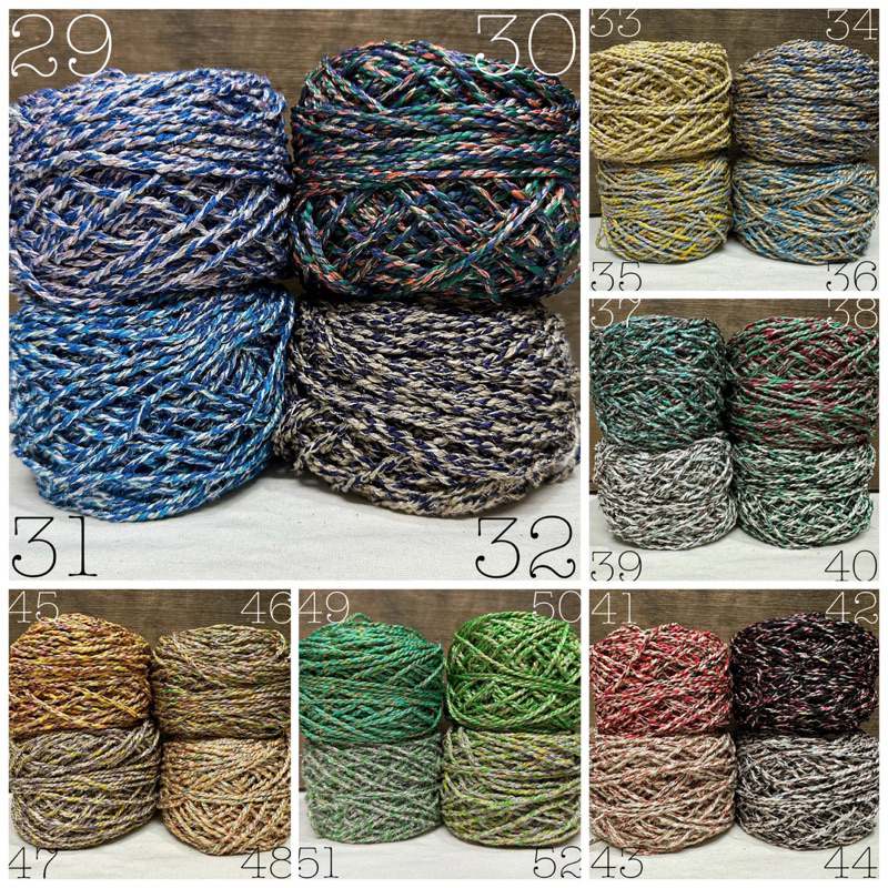 Benang Rajut Poly Big ply Sembur sparkle ( Mambo Glitter Series Bigply Polyester )