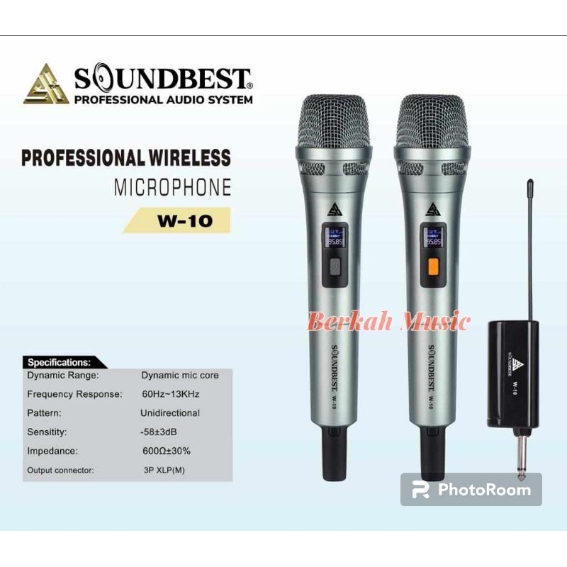 Mic Wireless Soundbest W10 Original Soundbest W10
