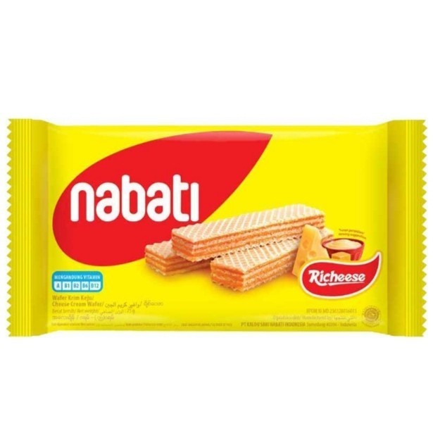 

Nabati richeese wafer krim keju 75 gr