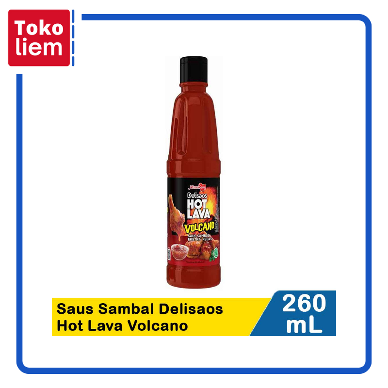 

Mamasuka Saus Sambal Delisaos Hot Lava Volcano 260mL