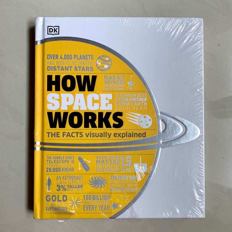 DK How Stuff Works Books - How Space Works (Illustrated Hardcover, Original 100%, New & Sealed)