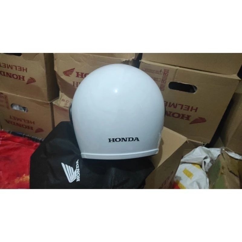 Helm Honda SCOOPY SNI Original polosan tanpa stiker scoopy(Original)(putih)