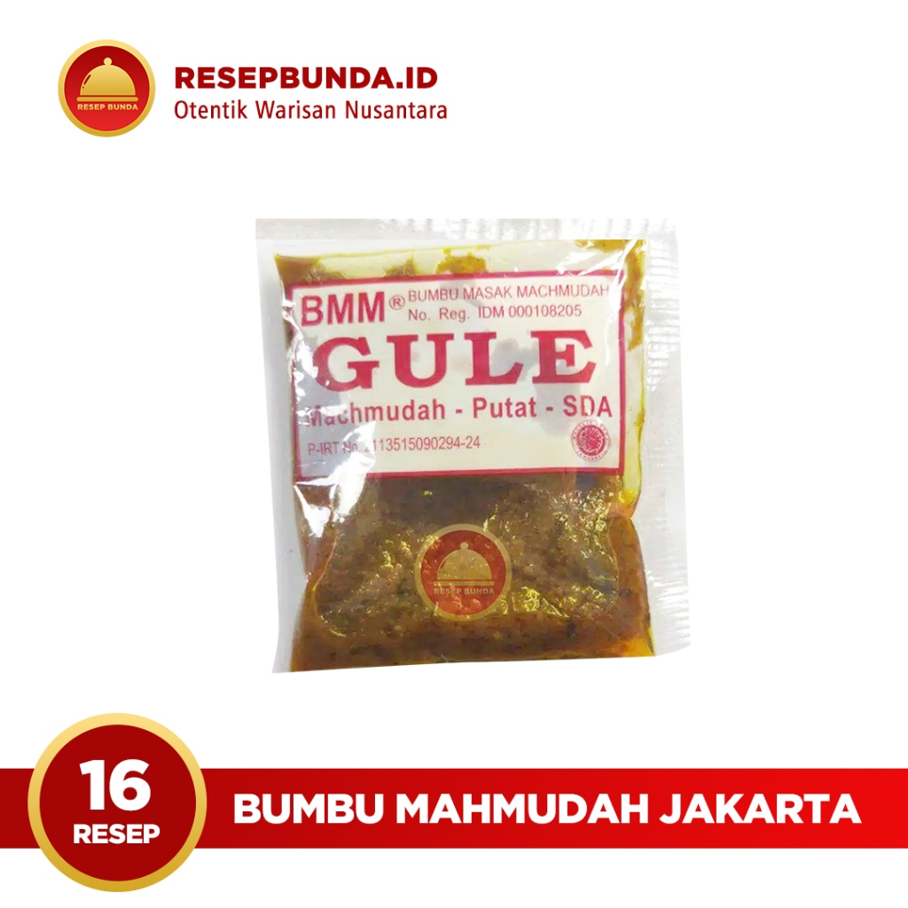 

(BUMBU GULE) Bumbu Machmudah Mahmudah BMM Sachet Asli Sidoarjo Bumbu Masak Instan Praktis Racik Rempah Dapur - 50 gr