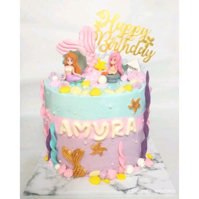 

Cake Ulang Tahun Cake Karakter Mermaid