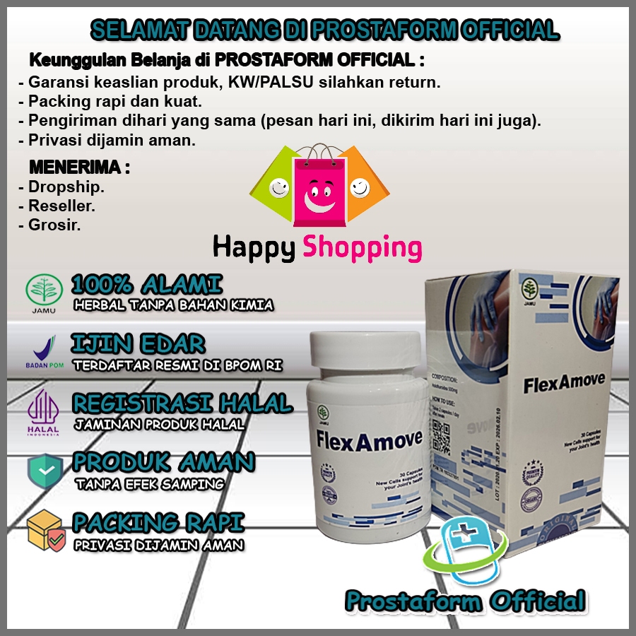Flexamove 100% Asli Herbal Original Obat Nyeri Sendi Resmi BPOM