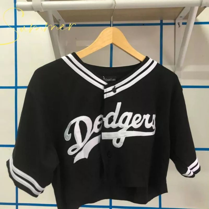 Jersey baseball crop top /CROP TOP BASEBALL JERSEY