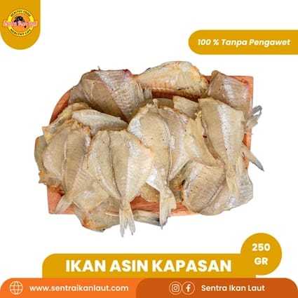 

Ikan Asin Kapasan Kering Belah Tawar 500 Gram