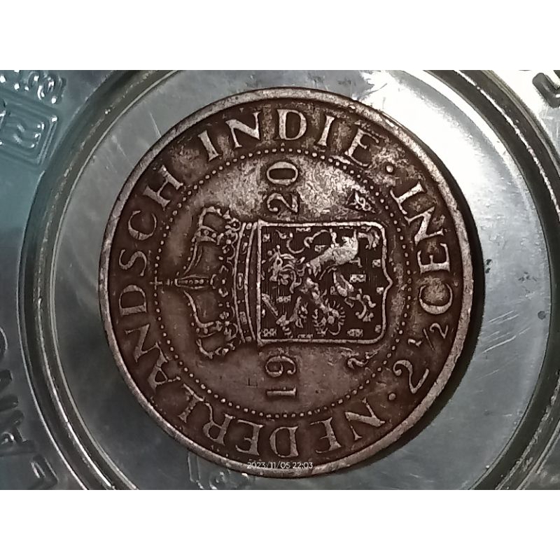 2 1/2 cent ned indie tahun 1920