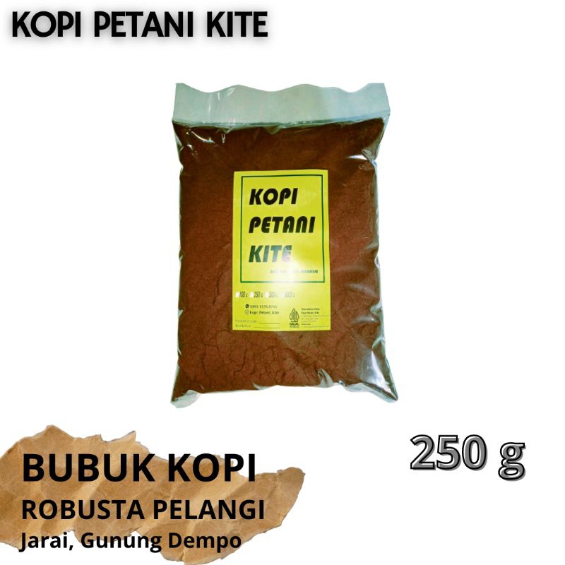 

Kopi Robusta Pelangi Gunung Dempo 250g (Kab. Lahat, Sumsel)