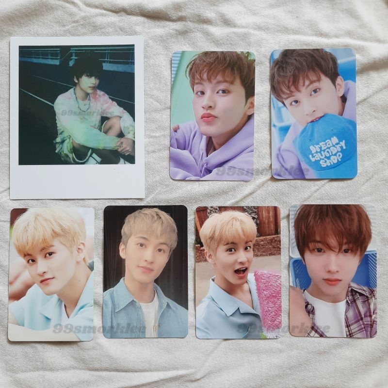 trading card laundry shop mark noot pout jisung nct dream mark dicon bene glimo smstore haechan pola