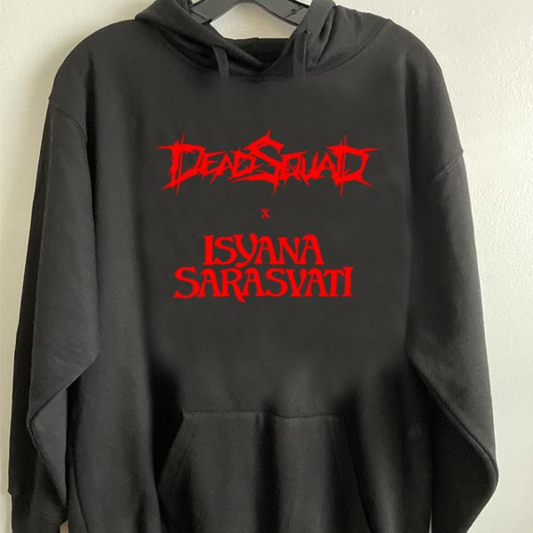 Jaket Hoodie Deadsquad Isyana Hoodie Jumper Bahan Cotton Fleece