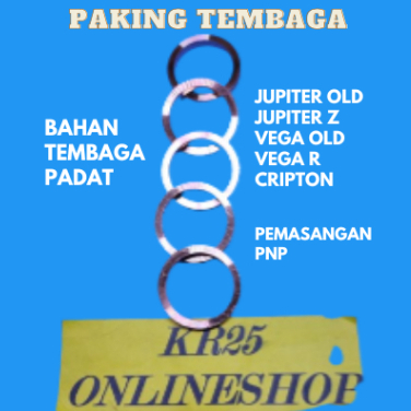 Paking Knalpot Asbes Knalpot Tembaga Jupiter Z Vega R