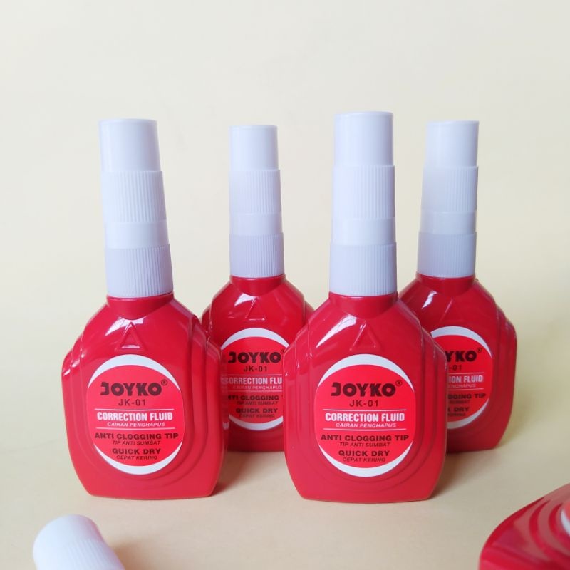 

Tipex JOYKO JK01/Correction Pen JOYKO JK-01/TipEx Cair/TipEx JOYKO Merah/Tipex | 1pcs