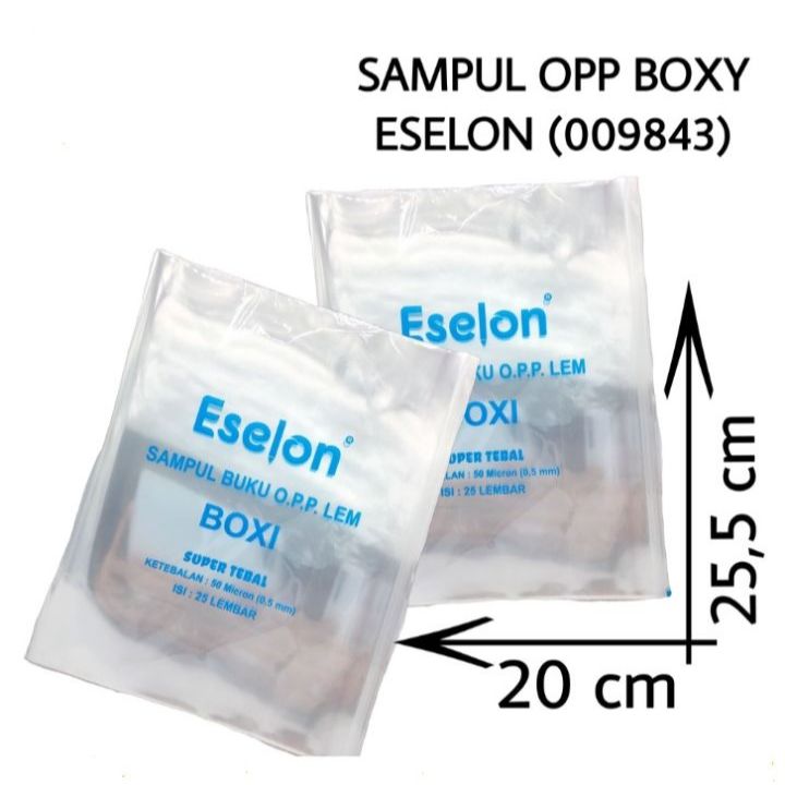 

SAMPUL BUKU / SAMPUL PLASTIK ESELON BOXY 1 PACK