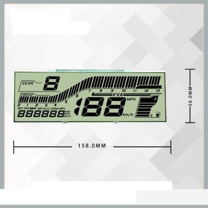 lcd speedometer r15v3, vixion r vixion vva