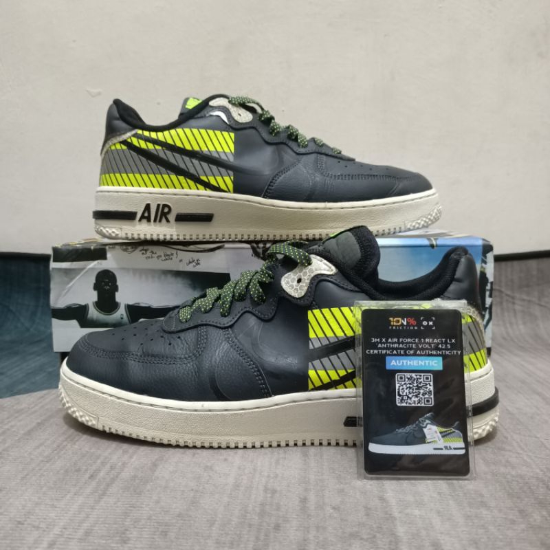 Nike Air Force 1 React LX 3M - EUR 42.5 - 100% Original Authentic