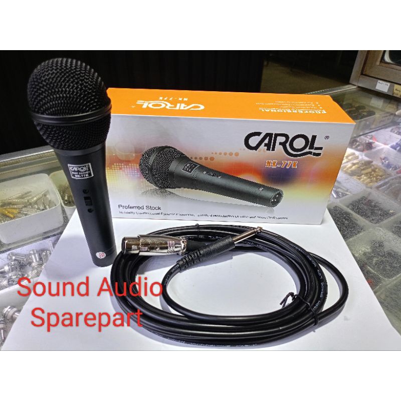 MIC CAROL NK-77 + KABEL / MICROPHONE CAROL NK-77