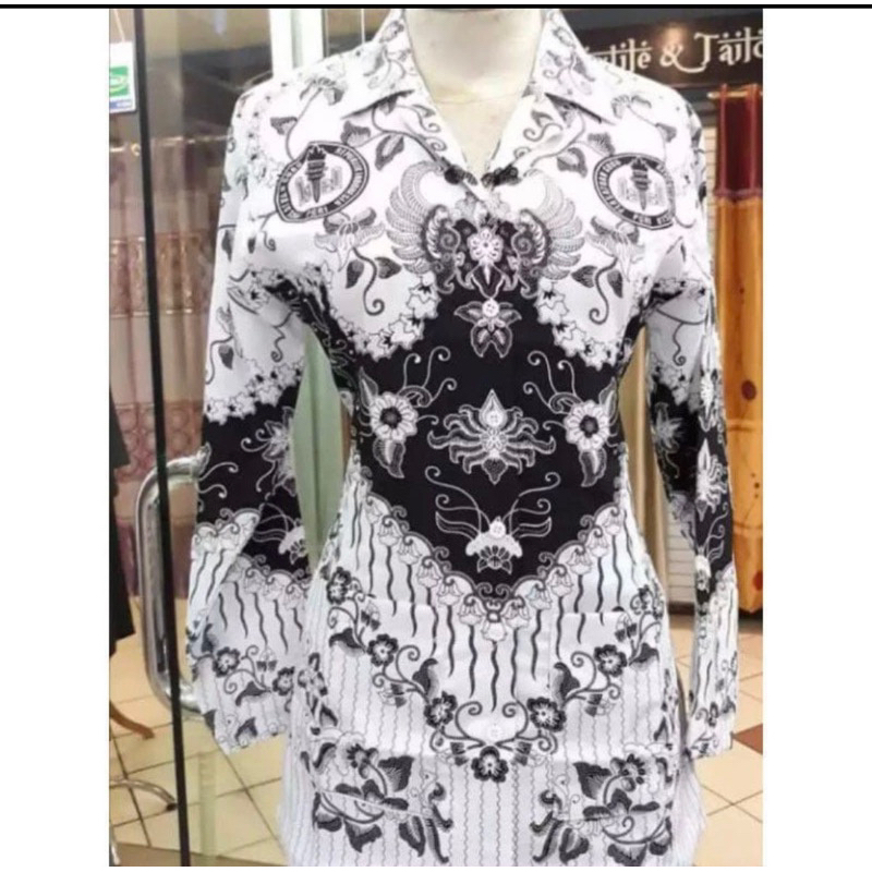 Seragam pgri terbaru pria wanita lapis furing /batik pgri terbaru /baju pgri terbaru